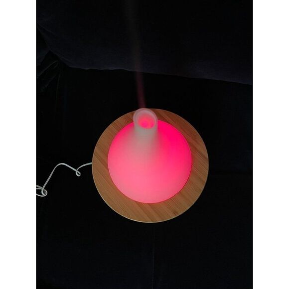 NEW IN BOX - Color Changing Bamboo Ultrasonic Diffuser – Teardrop - Picture 5 of 7